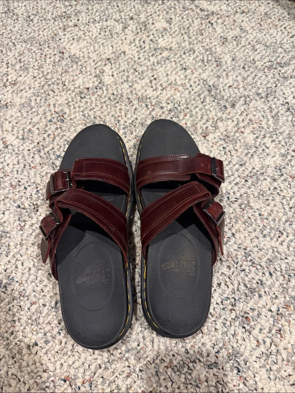Dr. Martens leather slide